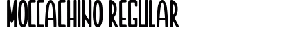 MOCCACHINO Regular Font Preview