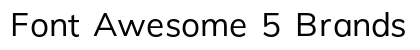 Font Awesome 5 Brands Regular Regular Font Font Awesome 5 Brands Regular Regular Font Preview