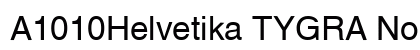 A1010Helvetika TYGRA Normal Font Preview