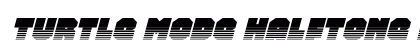 Turtle Mode Halftone Italic Italic