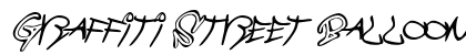 Graffiti Street Balloon Italic Italic