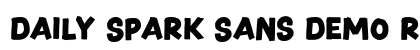 Daily Spark Sans DEMO Regular Font Preview