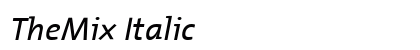 TheMix Italic preview
