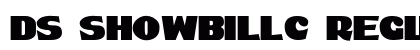 DS ShowBillC Regular Font Preview