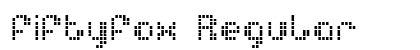 fiftyfox Regular Font Preview