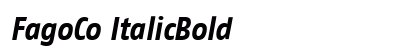 FagoCo ItalicBold Preview