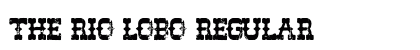 The Rio Lobo Regular (OpenType) Font Preview