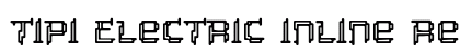 Tipi Electric Inline Regular Font Preview