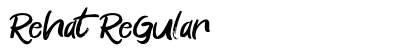 Rehat Regular Font Preview
