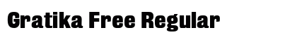Gratika Free Regular preview
