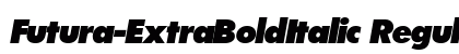Futura-ExtraBoldItalic Regular font free download