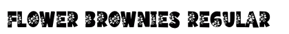 Flower Brownies Regular Font Preview