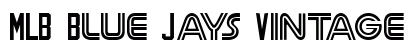 MLB Blue Jays Vintage font free download