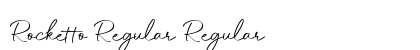 Rocketto Regular Regular Font Preview