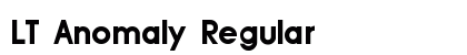 LT Anomaly Regular Font Preview