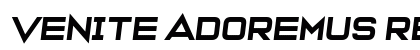 Venite Adoremus Regular Font Venite Adoremus Regular Font Preview