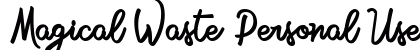Magical Waste Personal Use Regular Font Preview