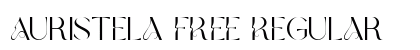Auristela FREE Regular Font Preview