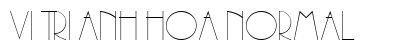 VI Tri Anh Hoa Normal Font Preview