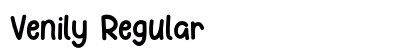 Venily Regular preview
