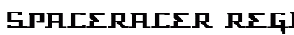 Spaceracer Regular Font Preview
