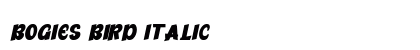 Bogies Bird Italic Preview