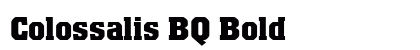 Colossalis BQ Bold preview Colossalis BQ Bold preview