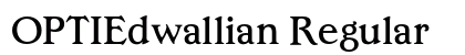 OPTIEdwallian Regular font free download