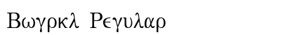 Bwgrkl Regular Font Preview Bwgrkl Regular Font Preview