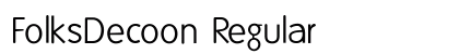 FolksDecoon Regular font free download
