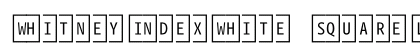WhitneyIndexWhite SquareLt2 preview