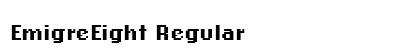 EmigreEight Regular font free download