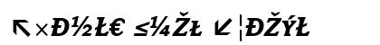 Avance Bold Italic preview