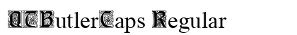QTButlerCaps Regular Font Preview