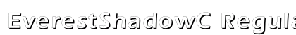EverestShadowC Regular Font EverestShadowC Regular Font Preview