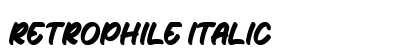 Retrophile Italic preview