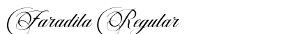 Faradila Regular Font Preview