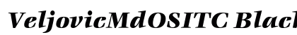 VeljovicMdOSITC Black Italic preview VeljovicMdOSITC Black Italic preview