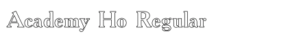 Academy Ho Regular Font Preview