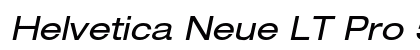 Helvetica Neue LT Pro 53 Extended Oblique font free download