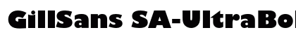 GillSans SA-UltraBold Regular font free download