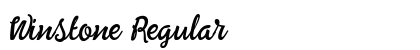 Winstone Regular Font Preview