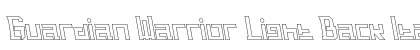 Guardian Warrior Light Back Ita Regular Font Guardian Warrior Light Back Ita Regular Font Preview