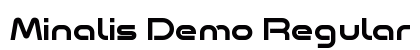 Minalis Demo Regular preview Minalis Demo Regular preview