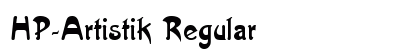 HP-Artistik Regular Font Preview