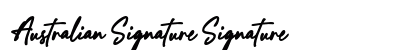 Australian Signature preview
