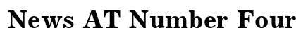 News AT Number Fourteen Bold Font Preview