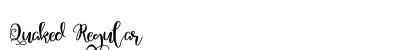 Quaked Regular Font Preview