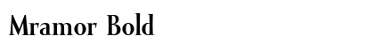 Mramor Bold font free download