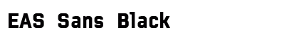 EAS Sans Black preview
